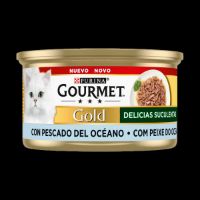 Imagem de GT HÚMIDA GOURMET GOLD DEL SUC PEIXE 85g