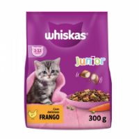 Imagem de GATO SECA WHISKAS JÚNIOR GALINHA 300G