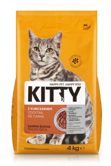 Imagem de GATO SECA KITTY COCKTAIL CARNE 4KG