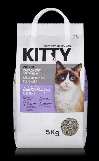 Imagem de ABSORV GATO PERFUMADO ALFAZEMA KITTY 5KG