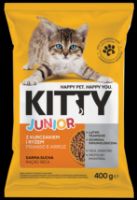 Imagem de GATO SECA KITTY JÚNIOR FRANGO ARROZ 400G