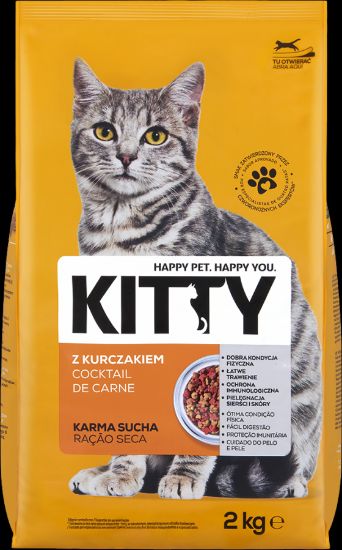 Imagem de GATO SECA KITTY COCKTAIL CARNE 2KG