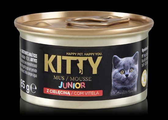 Imagem de GATO HÚMIDA KITTY JÚNIOR VITELA 85G