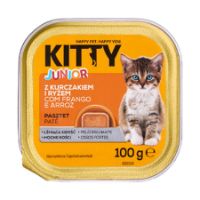 Imagem de GATO HÚMIDA KITTY JÚNIOR FRANGO ARR 100G