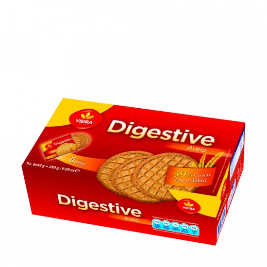 Imagem de BOLACHA VIERA DIGESTIVE 6X43G