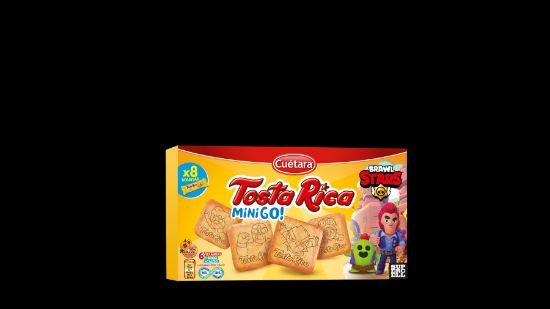 Imagem de BOLACHA CUETARA TOSTA RICA MINI GO 8X30G