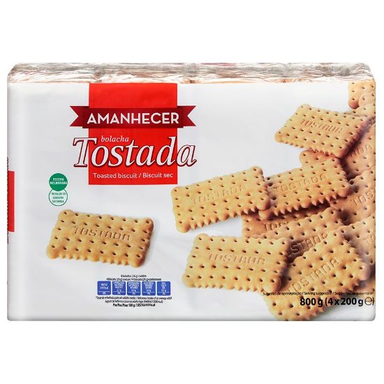 Imagem de BOLACHA TOSTADA AMANHECER 4X200GR