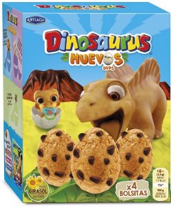 Imagem de BOLACHAS ARTIACH DINOSAURUS SAQ. 4X35G