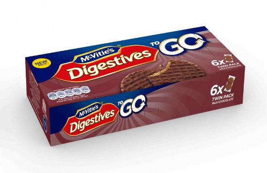 Imagem de BOLACHA MCVITIES DIGESTIVE GO CHOC 6X29G