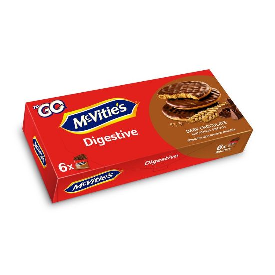 Imagem de BOLACHA MCVITIES DIGESTIVE GO DARK 6X29G