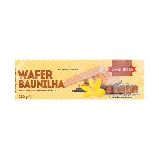 Imagem de WAFFER AMANH BAUNILHA 250GR