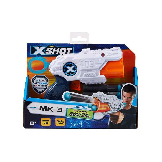 Imagem de X-SHOT MK3 PISTOLA 8 DARDOS