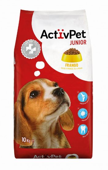 Imagem de CÃO SECA ACTIVPET JÚNIOR FRANGO 10KG
