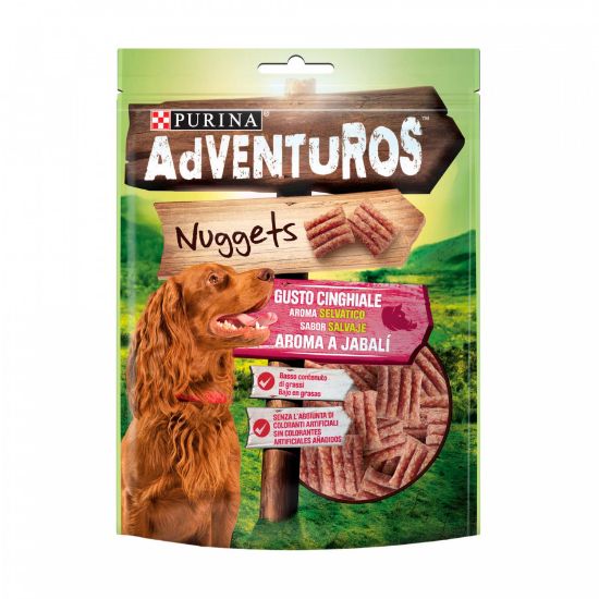 Imagem de CÃO SNACK ADVENTUROS NUGGETS JAVALI 90G