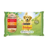 Imagem de CÃO HÚMIDA FRISKIES ADULTO CARNES 4X100G