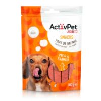 Imagem de CÃO SNACK ACTIVPET TIRAS GALINHA 100G