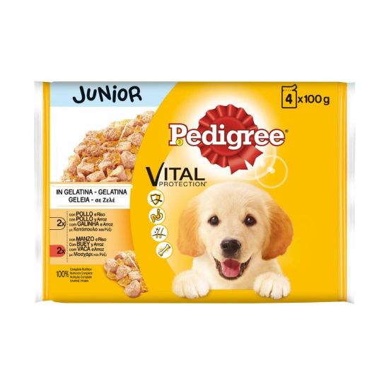 Imagem de CÃO HÚMIDA PEDIGREE JUN GAL VACA 4X100G