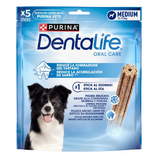 Imagem de CÃO SNACK DENTALIFE MEDIUM 115G