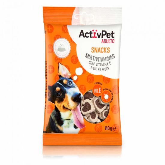 Imagem de CÃO SNACK ACTIVPET MULTIVITAMINAS 140G