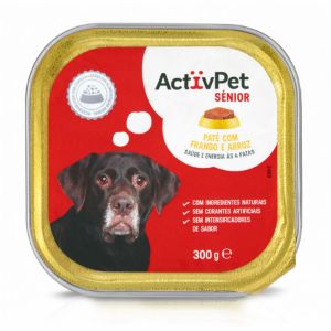 Imagem de CÃO HÚMIDA ACTIVPET SENIOR FRANGO 300G