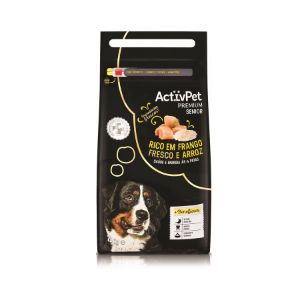 Imagem de CÃO SECA ACTIVPET SENIOR CARNE FRESC 4KG
