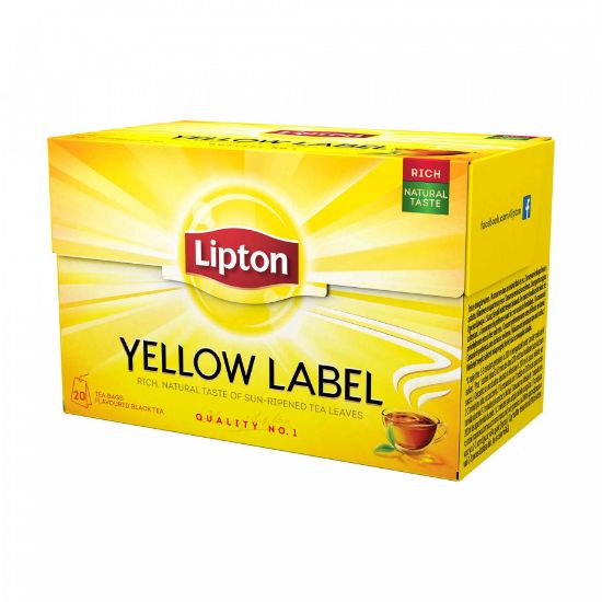 Imagem de CHÁ PRETO YELLOW LABEL LIPTON 20UN