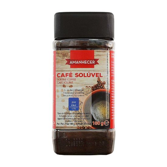 Imagem de CAFE SOLUVEL C/CAFEINA AMANHECER 100G