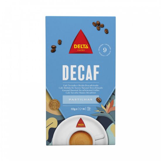 Imagem de PASTILHAS CAFÉ DESCAFEINADO DELTA 16UN