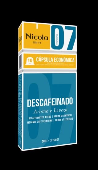 Imagem de CÁPSULAS NESP DESCAFEINADO NICOLA 10UN