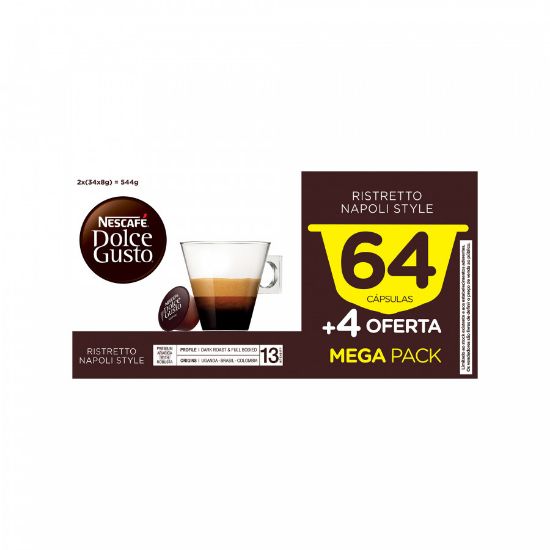 Imagem de CÁPSULAS DOLCE GUSTO NAPOLI 64UN