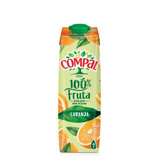 Imagem de SUMO COMPAL 100% FRUTA LARANJA 1L