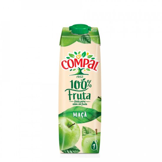 Imagem de SUMO COMPAL 100% FRUTA MAÇÃ 1L