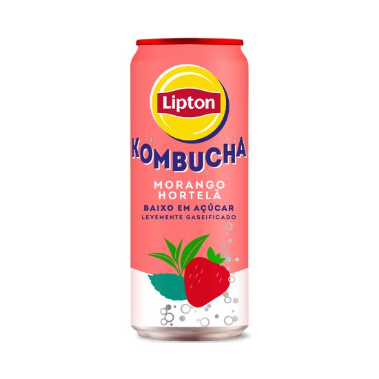 Imagem de KOMBUCHA LIPTON MORANGO/HORTELÃ 33CL