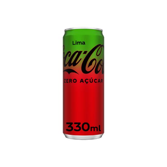Imagem de REFRIGERANTE COCA COLA ZERO LIMA LT 33CL