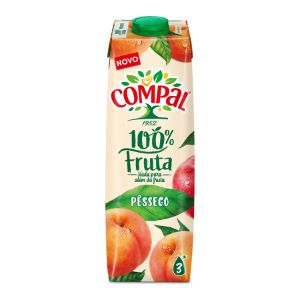 Imagem de SUMO COMPAL 100% FRUTA PESSEGO 1LT