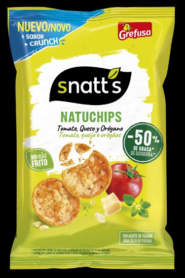 Imagem de SNACKS SNATTS NATUCHIPS TOM/QJ/OREG 64G