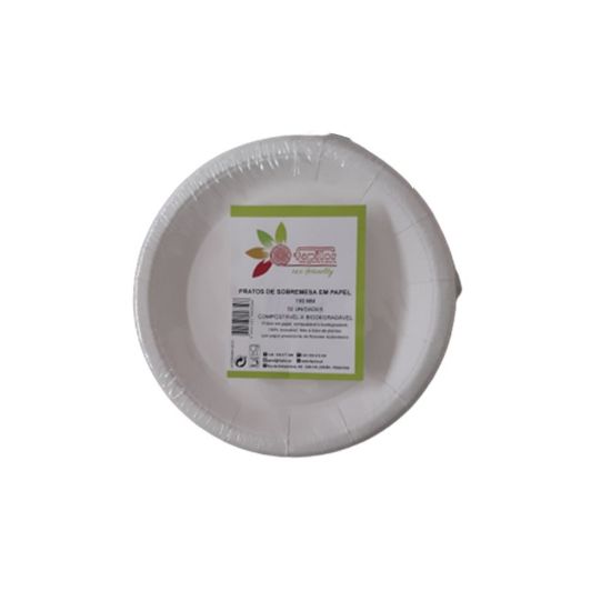 Imagem de PRATO S/MESA PAPEL 18CM 10UN
