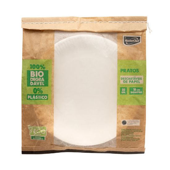 Imagem de PRATO SOBREM.MCHEF 18CM 50UN