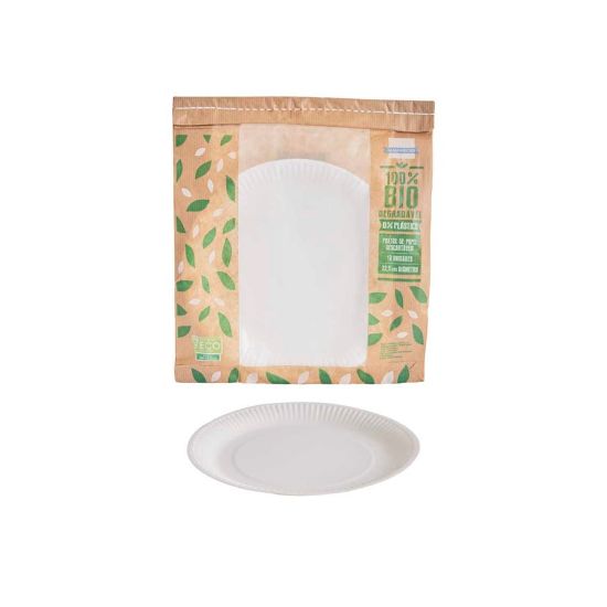 Imagem de PRATO MESA AMANH 22,5CM 10UN