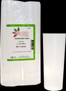 Imagem de COPO TUBO PP 200ML 12UN