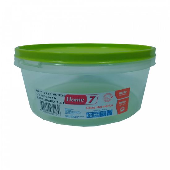 Imagem de CAIXA HERMÉTICA HOME 7 REDONDA 1,3L