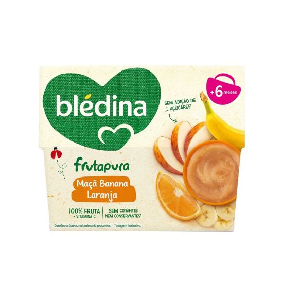Imagem de PURÉ FRUTA BLÉDINA MAÇÃ LAR.BAN. 4X95G