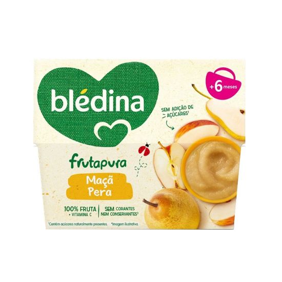 Imagem de PURÉ DE MAÇÃ E PÊRA BLÉDINA 4X95G