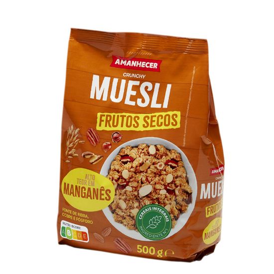 Imagem de CEREAIS CRUNCHY MUESLI AMANH F.SEC.500GR