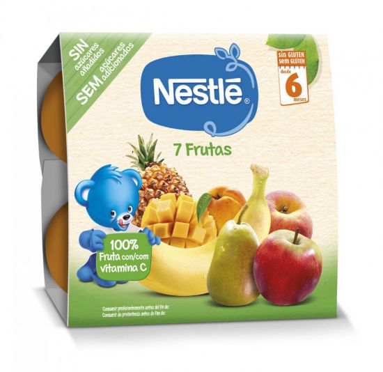 Imagem de PURÉ DE 7 FRUTOS NESTLÉ 4X100G