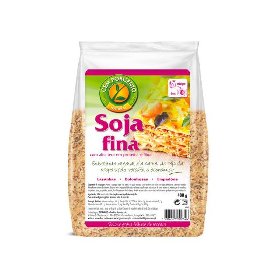 Imagem de SOJA FINA CEM PORCENTO 400G
