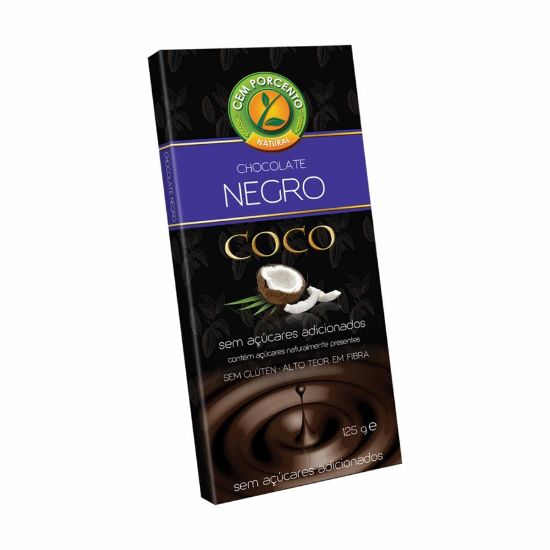 Imagem de CHOCOLATE NGRO COCO CEM PORCENTO 125G