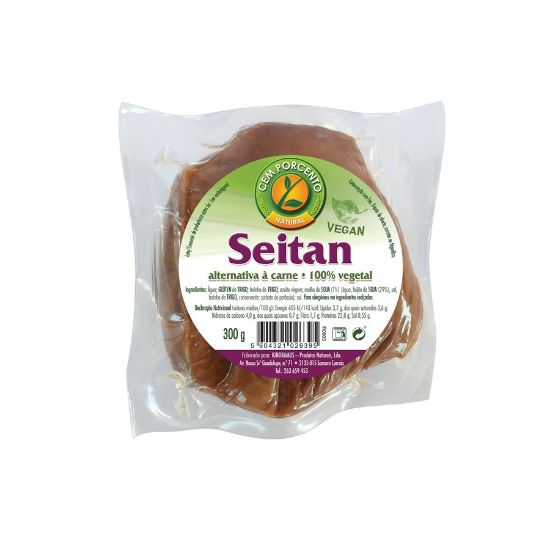Imagem de SEITAN PROTEIN VEGETAL CEM PORCENTO 300G
