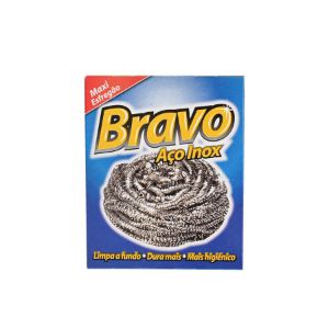 Imagem de ESFREGÃO INOX BRAVO 1UN