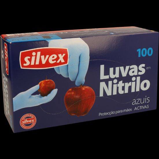 Imagem de LUVAS NITRILO SILVEX C/100 L